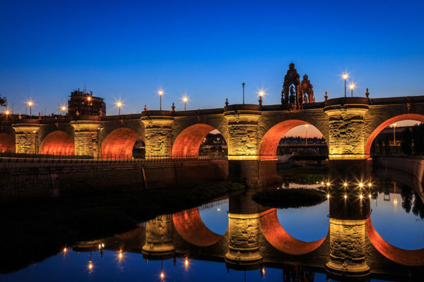 Puente de Toledo in Madrid, Spain